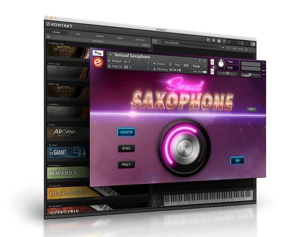 Sensual Saxophone Kontakt Instrument