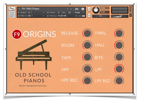 F9 Origins 60 Old School Pianos KONTAKT