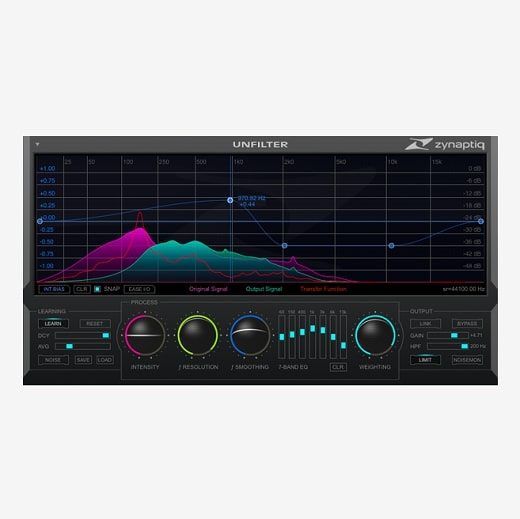Zynaptiq UNFILTER v1.3.2