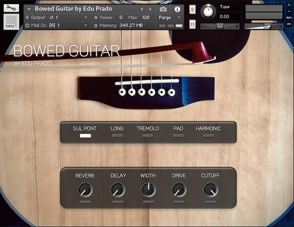 Edu Prado Sounds Bowed Guitar KONTAKT