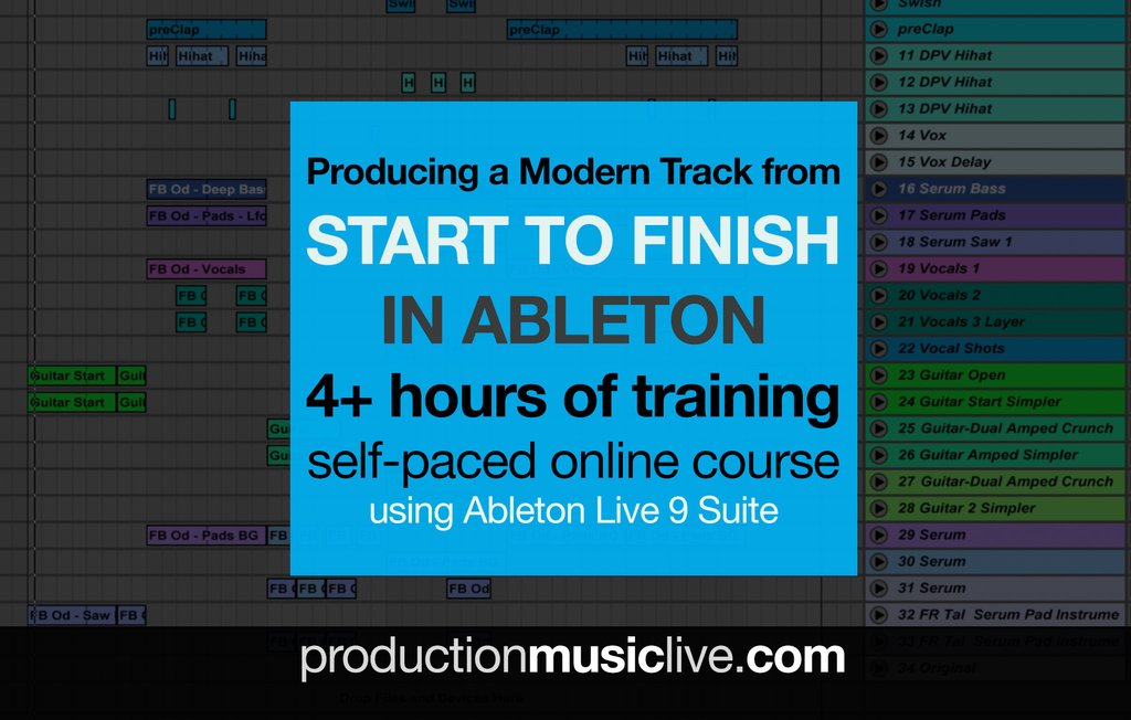 Production Music Live Producing a Modern Track from Start to Finish