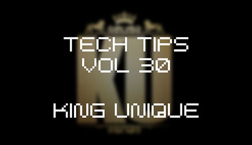 Sonic Academy Tech Tips Vol 30 King Unique