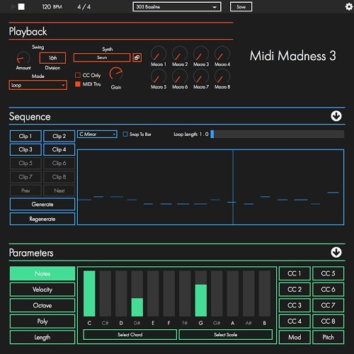 Midi Madness Software Midi Madness v3.0.5 WIN OSX