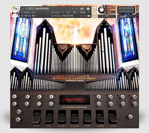 Hephaestus Sounds Italian Concert Organ v2.0 KONTAKT