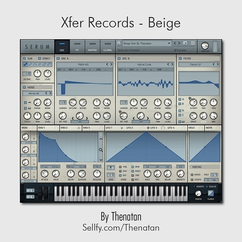 Thenatan Xfer Records Beige Serum Skin