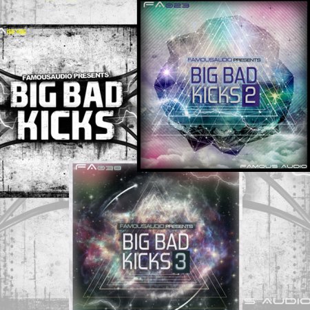 FA Big Bad Kicks 1-3 Bundle WAV