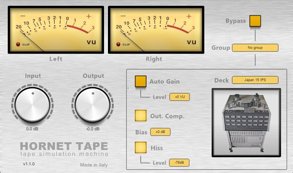 HoRNet Tape v1.1.3 WIN & MAC [VST VST3 AU AAX]