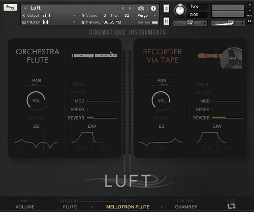 Cinematique Instruments Luft KONTAKT