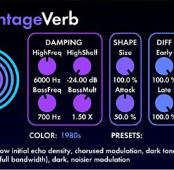 Valhalla DSP Valhalla VintageVerb 2.0.2 WIN & MacOSX