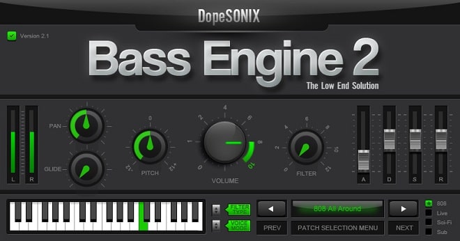 DopeSONIX Bass Engine v2.1 WIN & MacOSX