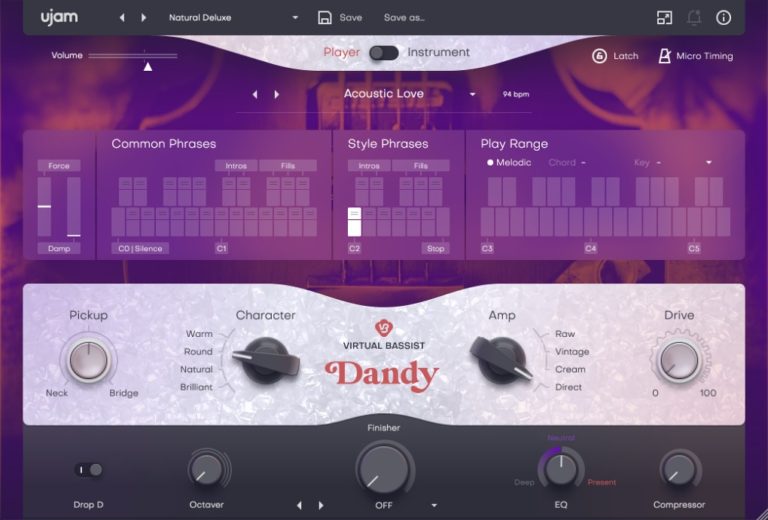 Virtual Bassist DANDY v2.1.1