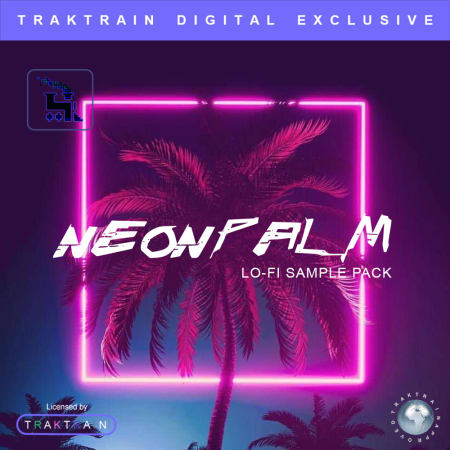 TrakTrain Neon Palm Lo-Fi Sample Pack WAV