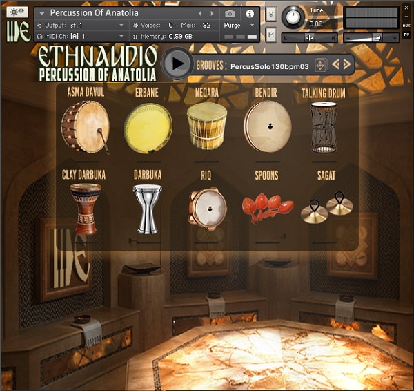 Ethnaudio Percussion Of Anatolia KONTAKT