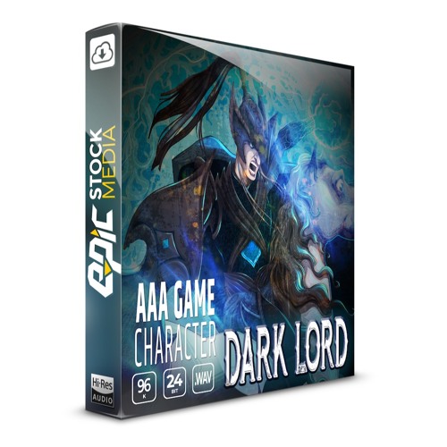 Epic Stock Media AAA Game Character Dark Lord