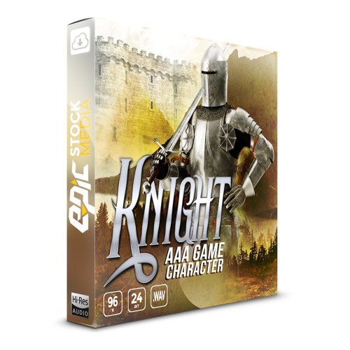 Epic Stock Media AAA Game Character Knight