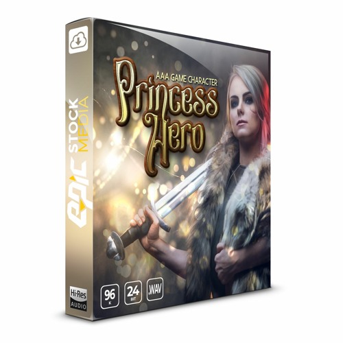 Epic Stock Media AAA Game Character Princess Hero 