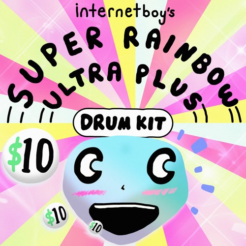 Internetboy's Super Rainbow Ultra Plus Drum Kit