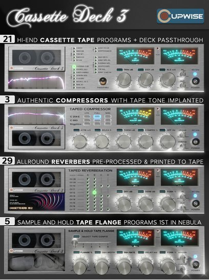 Cupwise Cassette Deck 3 Multi Effects Pack For Nebula