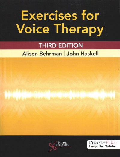 Exercises for Voice Therapy 3rd Edition