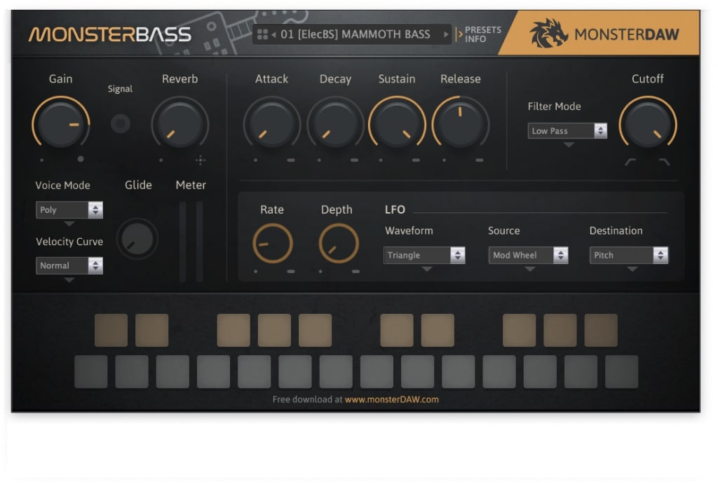 MonsterDAW MONSTER Bass v1.0