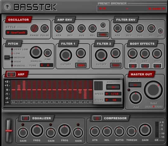 Psytrance Plugins BassTek v1.0 WIN MacOS