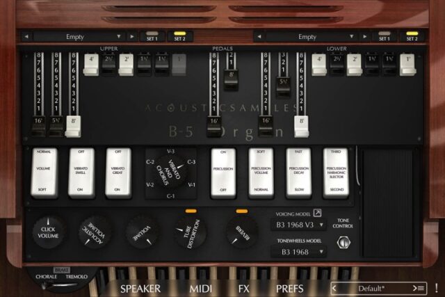 Acousticsamples B-5 Organ V3 for UVI Falcon