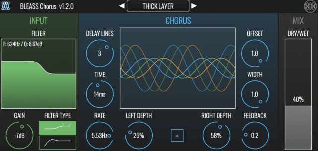 BLEASS Chorus v1.2.0 VST3 AU WIN MacOS