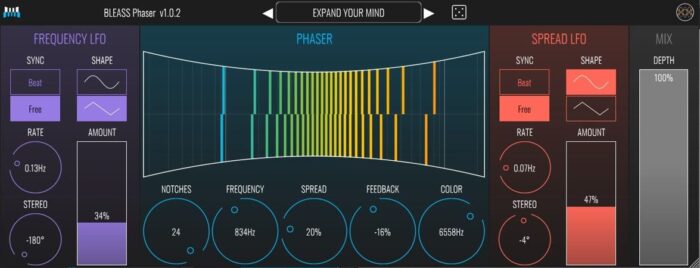 BLEASS Phaser v1.0.2 VST3 AU WIN MacOS