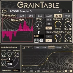 Altar of Wisdom - GrainTable [M4L] - Virus Grain Mode Recreation