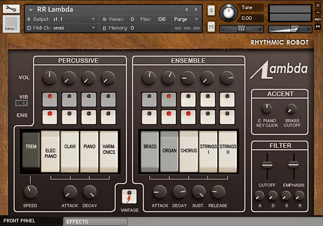 Rhythmic Robot Audio Lambda KONTAKT