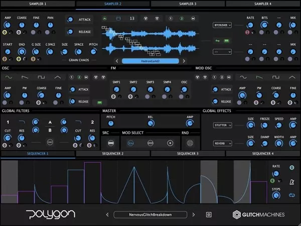 Glitchmachines Polygon v. 2.1.0 VST3 AU