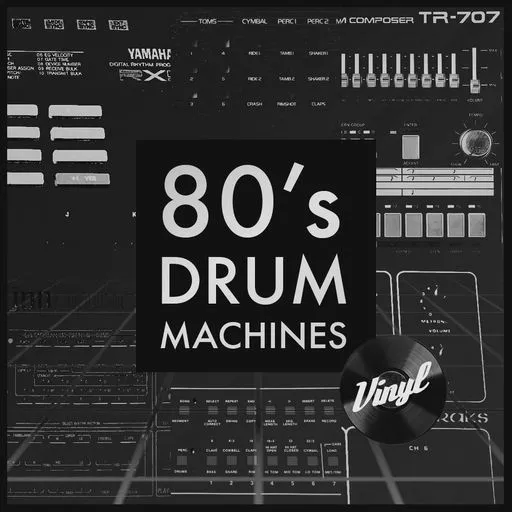 Whitenoise Records 80'S Vinyl Drum Machines WAV