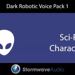 GameDev Market Dark Robotic Voice Pack 1 WAV