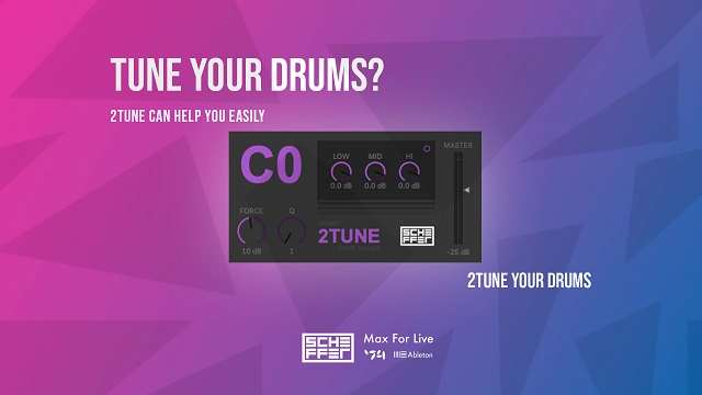 Nando Scheffer 2tune Your Drums (Max for Live) [AMXD]