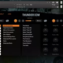 Strezov Sampling Thunder X3M (KONTAKT) [Player Edition]