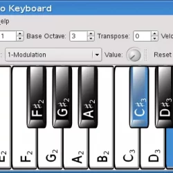 Virtual MIDI Piano Keyboard