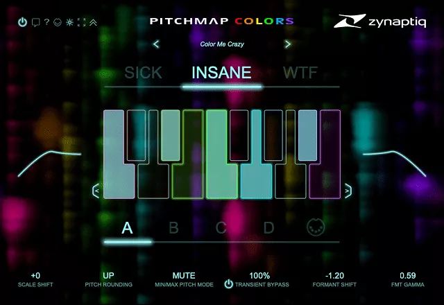 Zynaptiq PITCHMAP COLORS