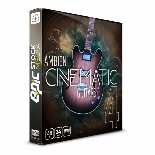 Epic Stock Media Ambient Cinematic Guitars 4 WAV