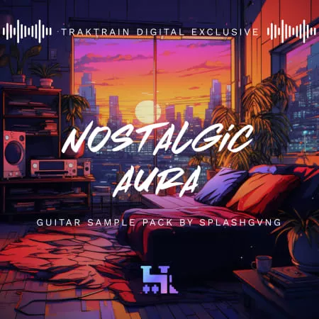 TrakTrain Nostalgic Aura Guitar Sample Pack by SPLASHGVNG WAV