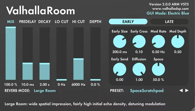 Valhalla DSP Valhalla Room