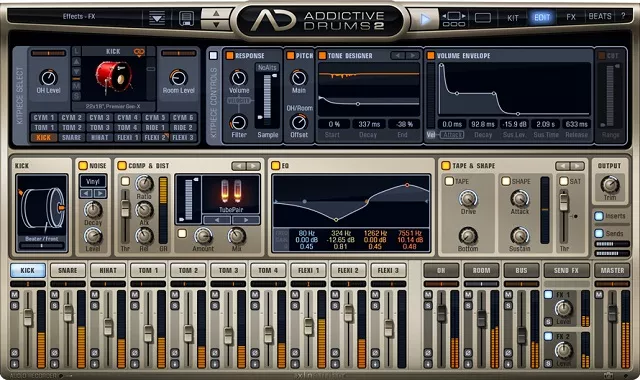 XLN Audio Addictive Drums 2 Complete