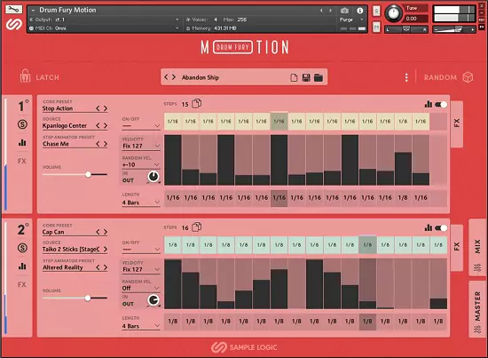 Sample Logic Drum Fury Motion [KONTAKT]