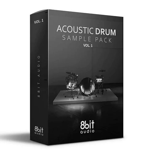 8bit Audio Acoustic Drum Sample Pack Vol.1 WAV