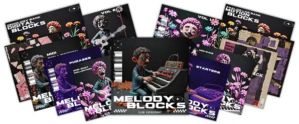 Club Experiment Melody Blocks WAV MIDI PRESETS