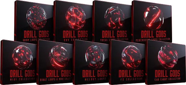 Cymatics DRILL GODS LAUNCH EDITION WAV MIDI