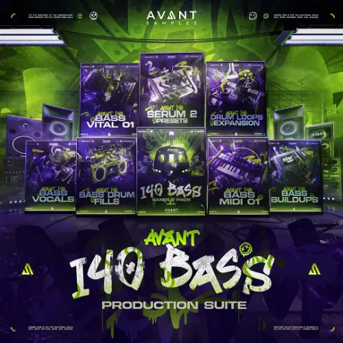 Avant Samples Avant 140 Bass & UK Bass Production Suite MULTIFORMAT