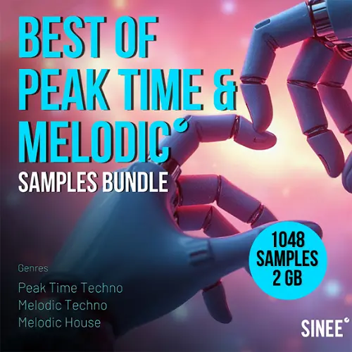 SINEE Best Of Peak Time & Melodic Techno Samples Bundle WAV