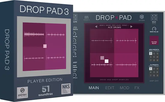 Sub51/soundtrax Drop Pad 3 KONTAKT