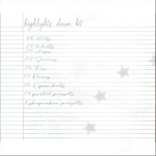 Icecove Highlights Drum Kit WAV PRESETS