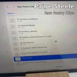 Paige Steele Raw Poetry Vocal Sample Pack WAV